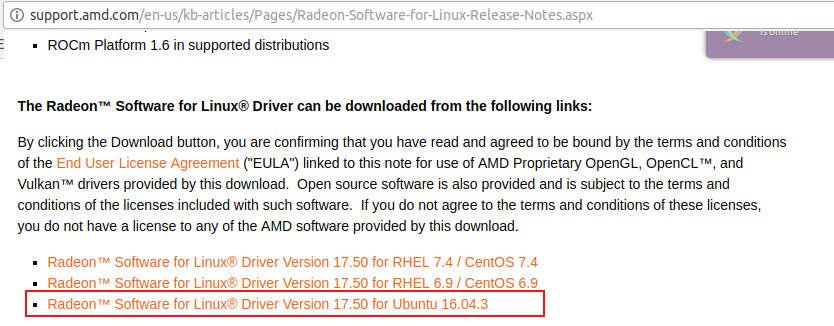 download driver vga AMD LTS ubuntu linux