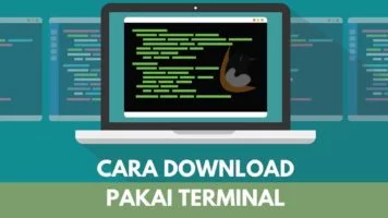 cara download file pakai terminal